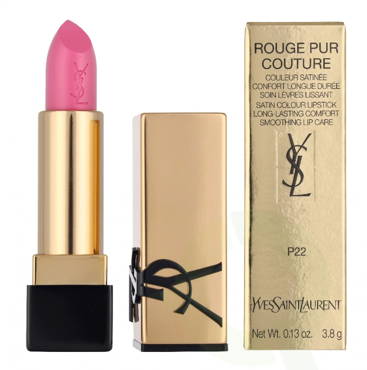 Yves Saint Laurent YSL Rouge Pur Couture Satiny Radiance Lipstick 3.8 ml P22 Rose Celebration
