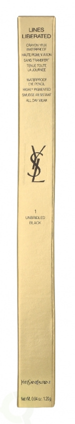 Yves Saint Laurent YSL Lines Liberated Waterproof Eye Pencil 1.2 g #01 Unbridled Black