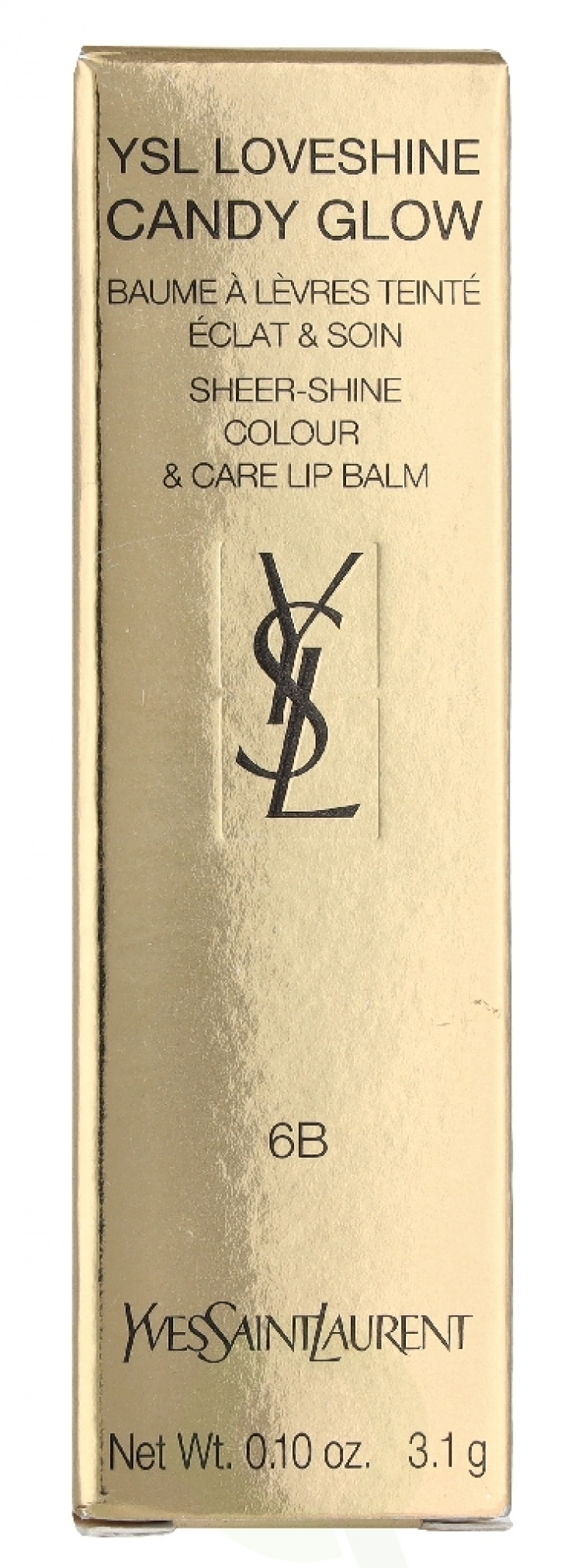 Yves Saint Laurent YSL Loveshine Candy Glow Lip Gloss 3.1 g #6B Brown Nude