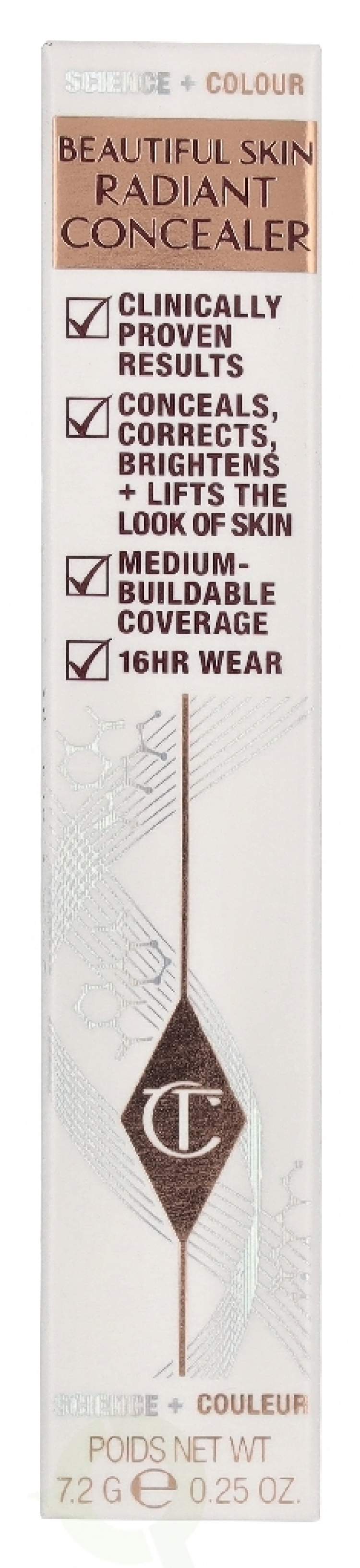 Charlotte Tilbury Beautiful Skin Radiant Concealer 7.2 g #16.5 Deep Foncé