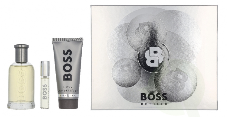 Hugo Boss Bottled Set 210 ml Edt Spray 100ml/Shower Gel 100ml/Edt Spray 10ml