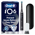 Oral B Eltandborste iO6 Black Lava, 1 Extra Refill