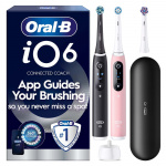 Oral B Eltandborste iO6 BlackLava/PinkSand Sens Duo 1Extra Ref