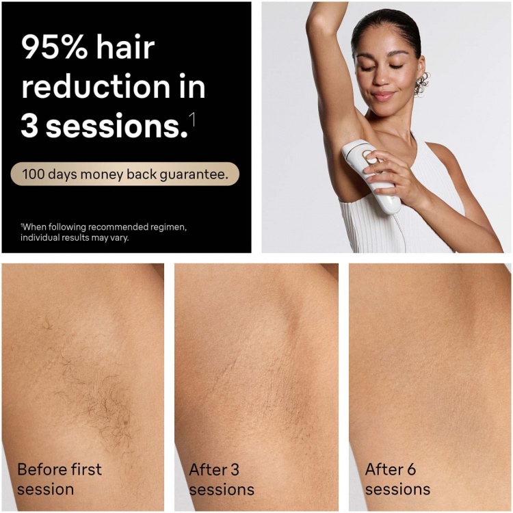 Braun IPL Silk·expert Pro 5, Hårborttagning Hemma, 2 huvuden, PL5210