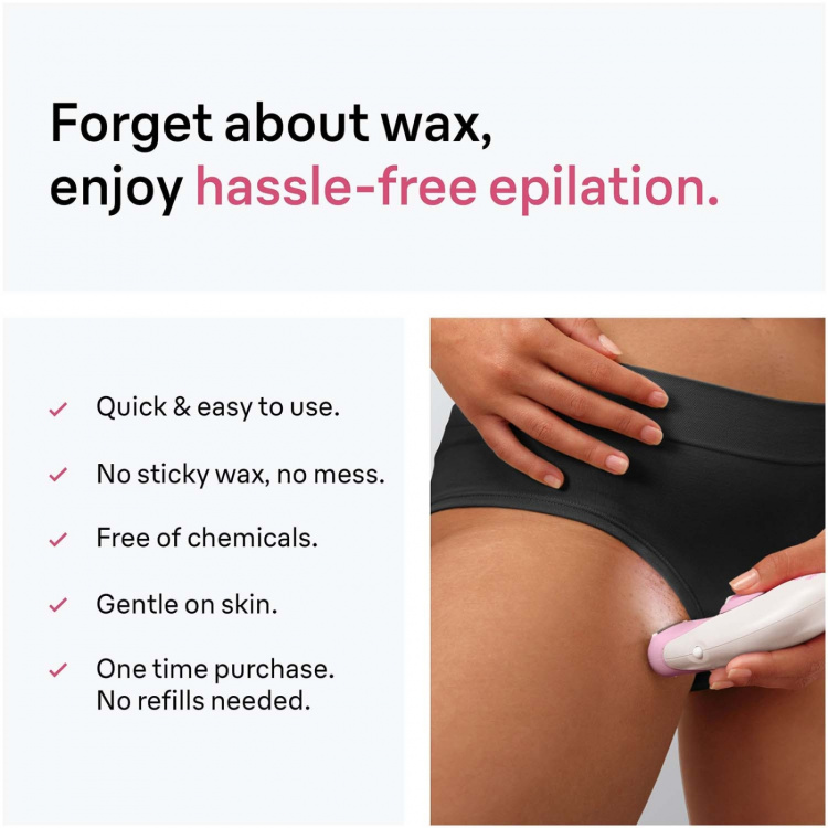 Braun Epilator Silk·épil 3 med sladd, Långvarigt Slät Hud, 3-031, Rosa