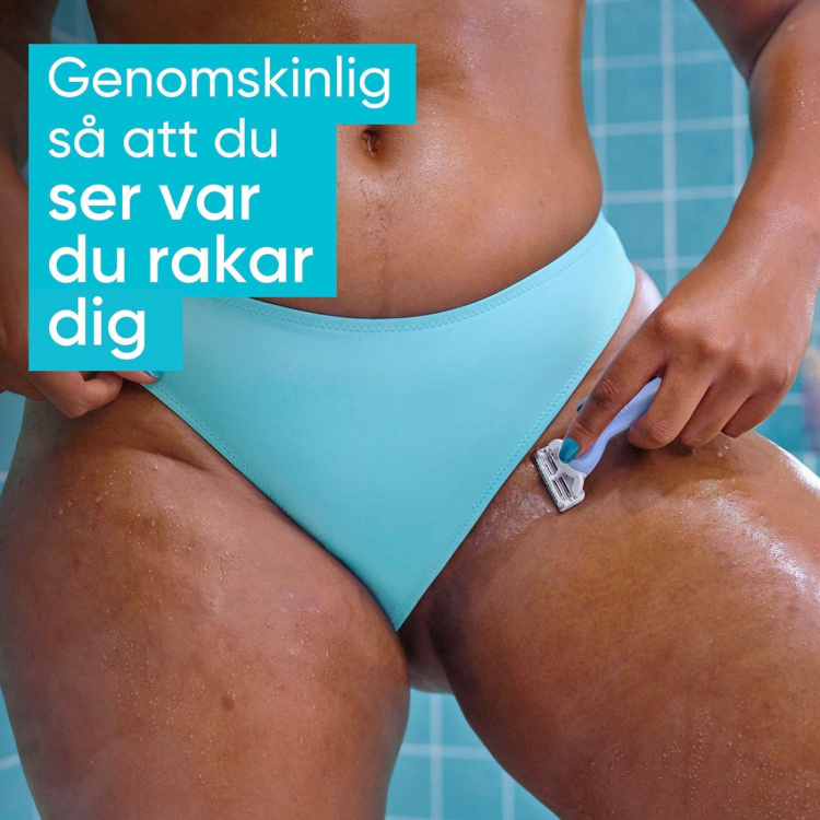 Gillette Venus Satin Care Intimate Smoothing Cleanser + Rakgel för Intimområdet, 190 ml