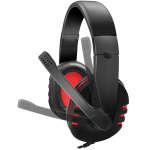 LogiLink Gamingheadset USB Svart/Röd