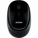Nilox Trådlös mus Dual Mode (BT + 2,4 GHz) Silent Uppladdningsbar Svart