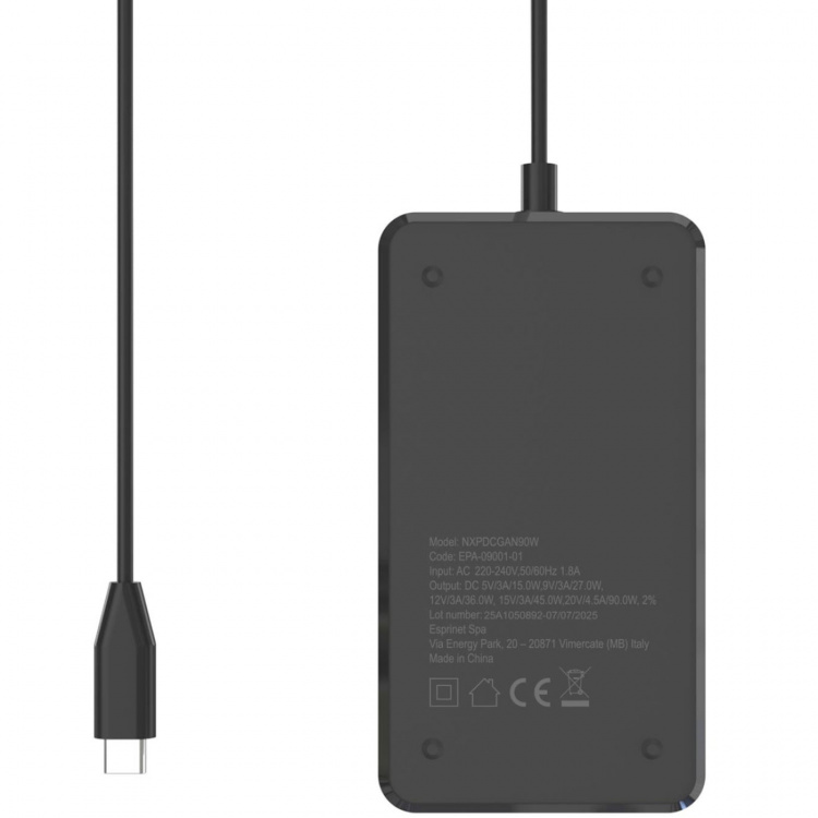 Nilox Laptopladdare USB-C 90W