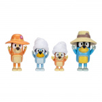 Bluey Figurer, 4-pakning – Familietur i telt (90267)