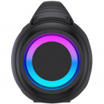 Denver Högtalare Bluetooth 2x20W RMS Ljuseffekter Laddbart batteri BTG-618 Svart