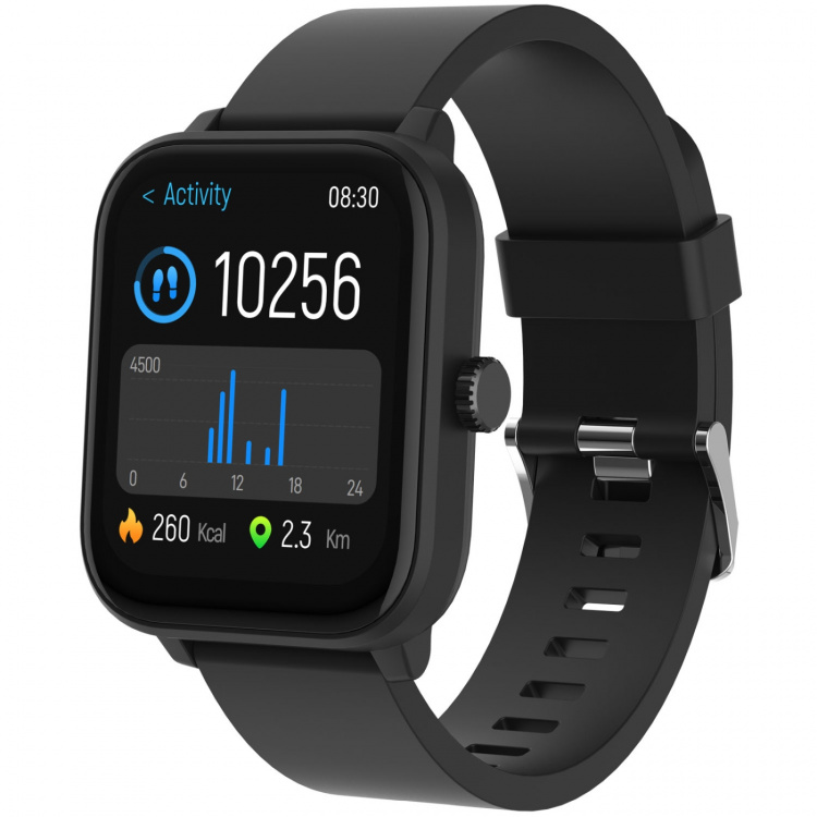 Denver SmartWatch GPS IP68 Hälsokoll SWG-155B Svart