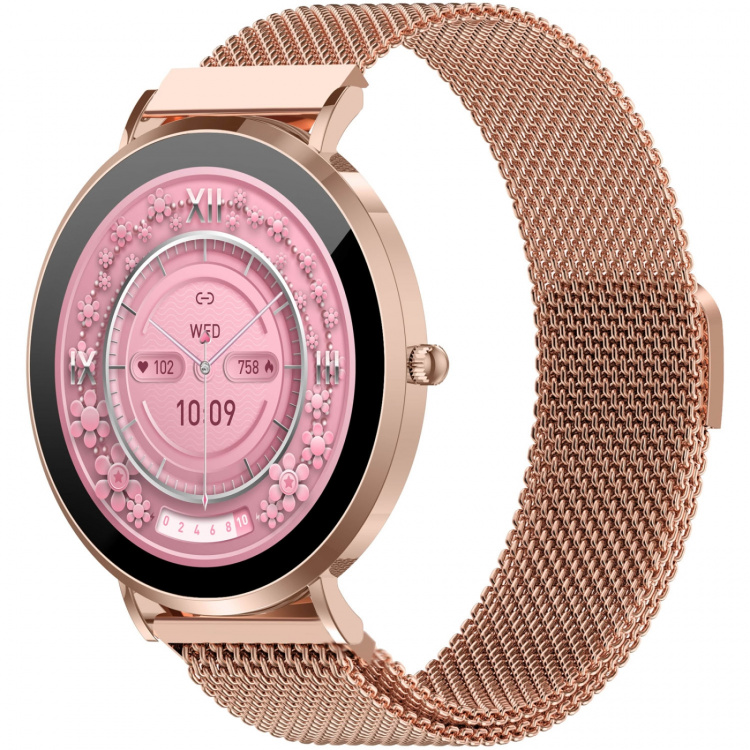 Denver SmartWatch AMOLED Hälsokoll Sport-läge SWC-394S Rosé