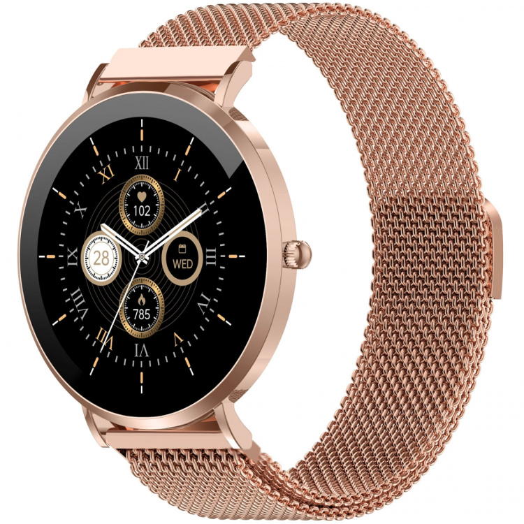 Denver SmartWatch AMOLED Hälsokoll Sport-läge SWC-394S Rosé