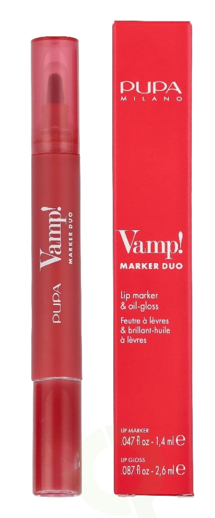 Pupa Milano Pupa Vamp! Marker Duo 4 ml Lip marker 1,4ml / Lip gloss 2,6ml