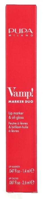 Pupa Milano Pupa Vamp! Marker Duo 4 ml Lip marker 1,4ml / Lip gloss 2,6ml