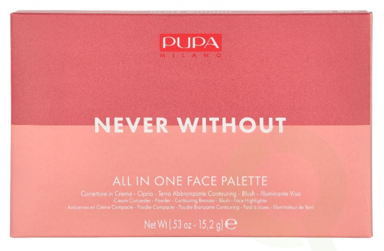 Pupa Milano Pupa Never Without All In One Face Palette 15.2 g #002 Medium