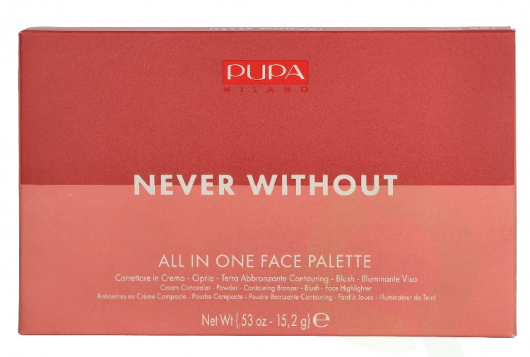 Pupa Milano Pupa Never Without All In One Face Palette 15.2 g #001 Light