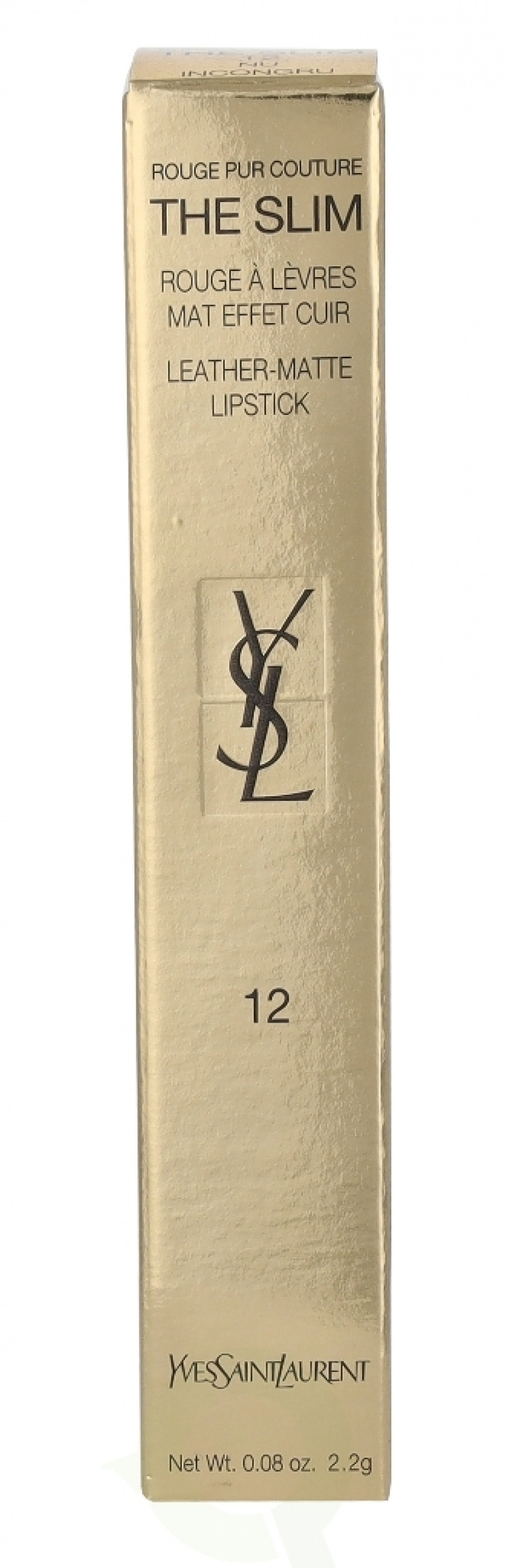 Yves Saint Laurent YSL Rouge Pur Couture The Slim Lipstick 2.2 g #12 Nu Incongru