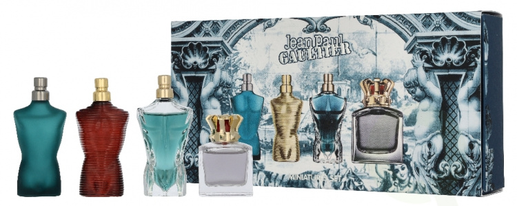J.P. Gaultier Classique Miniatures Set 28 ml Le Male Edt Spray 7ml/Scandal Edt Spray 7ml/Le Male Elixir Spray 7ml/Beau Edt Spray 7ml