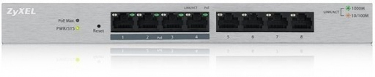 ZyXEL GS1200-8HPv2 – 8-porters switch