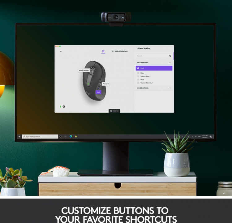 Logitech Signature M650 L LEFT – trådløs mus, svart