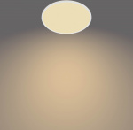 Philips Superslim CL550 taklampe, rund, hvit, 3600 lm, 2700K