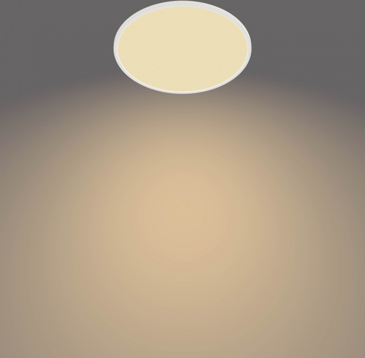 Philips Superslim CL550 taklampe, rund, hvit, 3600 lm, 2700K