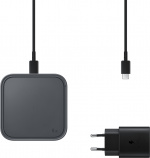 Samsung Pad Charger 15 W – trådløs ladestasjon, svart