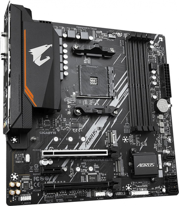 Gigabyte B550M AORUS ELITE AM4 mATX-hovedkort