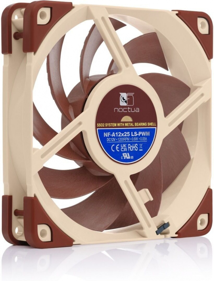 Noctua NF-A12x25 LS-PWM-vifte, 120 mm