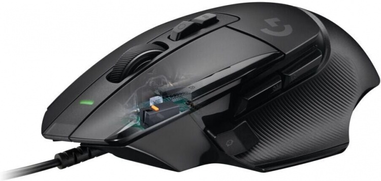 Logitech G502 X-spillmus, svart