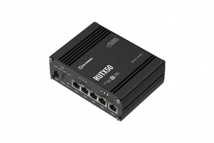 Teltonika RUTX50 5G/4G/3G-modem og Wi-Fi-ruter
