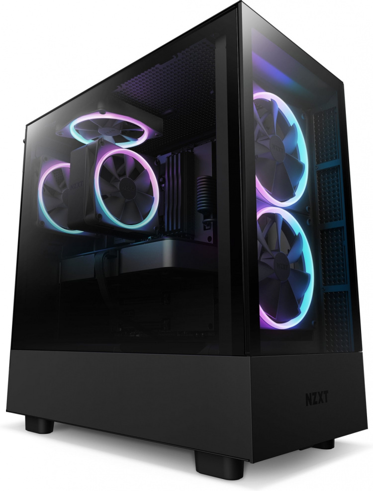 NZXT T120 RGB-prosessorkjøler, svart 