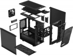 Fractal Design Meshify 2 Nano Mini-ITX-kabinett, svart