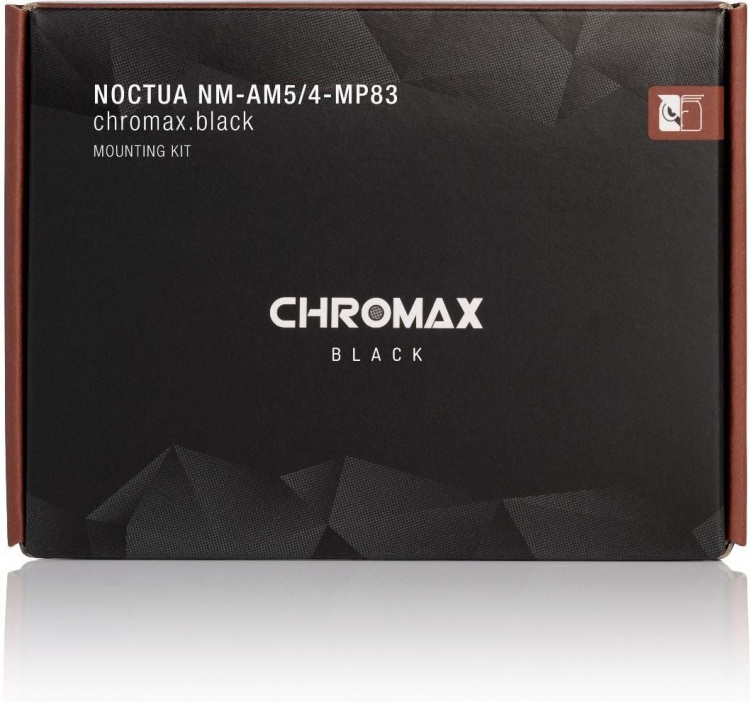 Noctua NM-AM5/4-MP83 chromax.black monteringssett for prosessorkjøler, svart