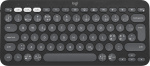 Logitech Pebble Keys 2 K380s-tastatur, grå