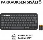 Logitech Pebble Keys 2 K380s-tastatur, grå