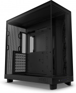 NZXT H6 Flow ATX-kabinett med panoramavindu, svart I utformingen