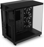 NZXT H6 Flow ATX-kabinett med panoramavindu, svart I utformingen