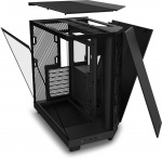 NZXT H6 Flow ATX-kabinett med panoramavindu, svart I utformingen