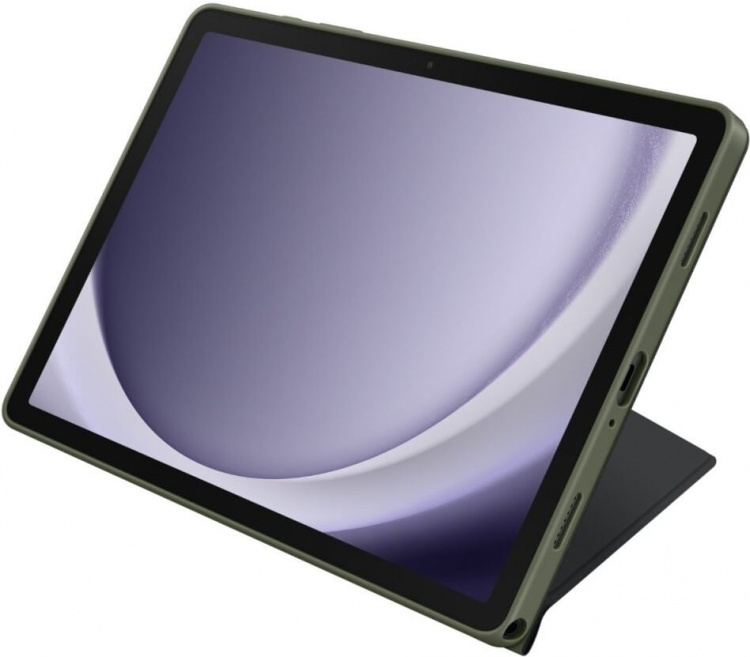 Samsung Galaxy Tab A9+ Book Cover-beskyttelsesetui, svart