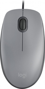 Logitech M110 Silent-mus, grå