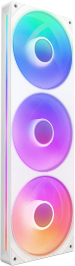 NZXT F360 RGB CORE-vifte, 3 * 120 mm, hvit Det integrerte