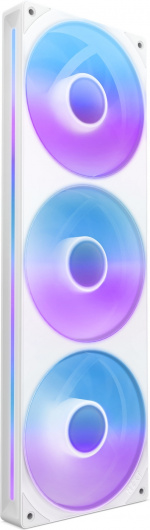 NZXT F360 RGB CORE-vifte, 3 * 120 mm, hvit Det integrerte