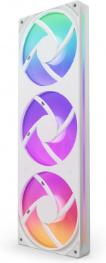 NZXT F360 RGB CORE-vifte, 3 * 120 mm, hvit Det integrerte