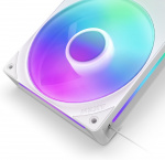 NZXT F360 RGB CORE-vifte, 3 * 120 mm, hvit Det integrerte