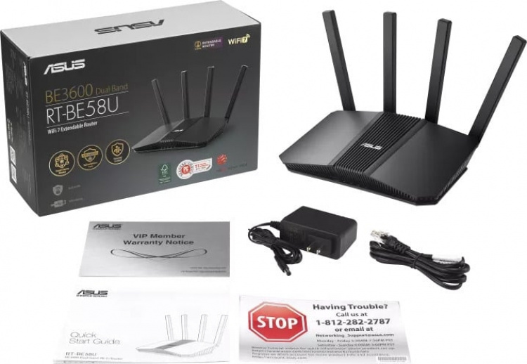 ASUS RT-BE58U Dual-band WiFi 7-ruter
