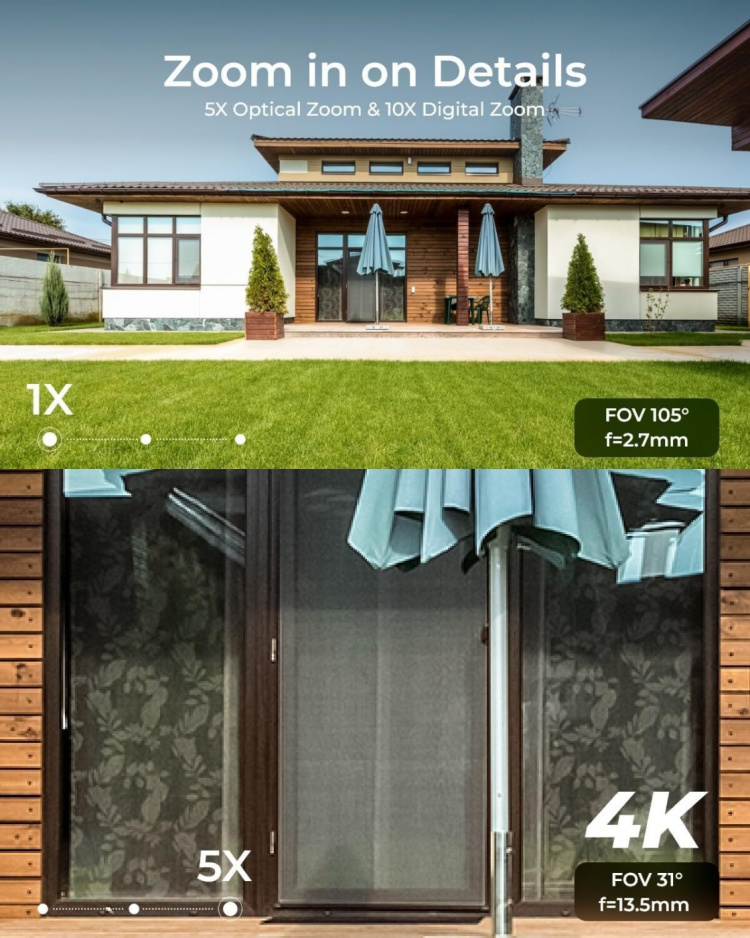 Reolink RLC-843WA – overvåkningskamera for utendørs og innendørs bruk