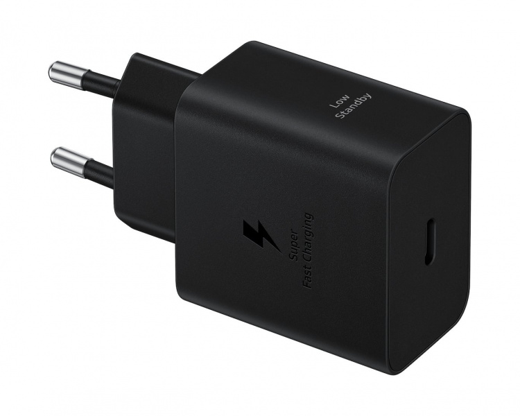 Samsung 45 W hurtiglader med USB-C-kabel, svart